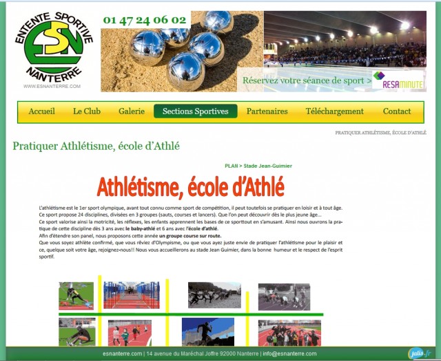 Club Omnisport, Entente Sportive Nanterre 92