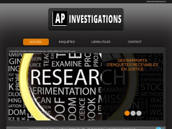 Enquêtes privées par des détectives à Lille - AP Investigations