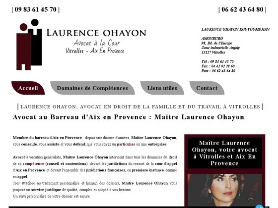 Un avocat spécialisé en droit de la famille - Laurence Ohayon