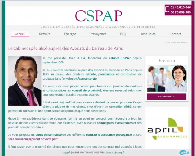 Courtier en assurance retraite, spécialisé dans les professions libérales