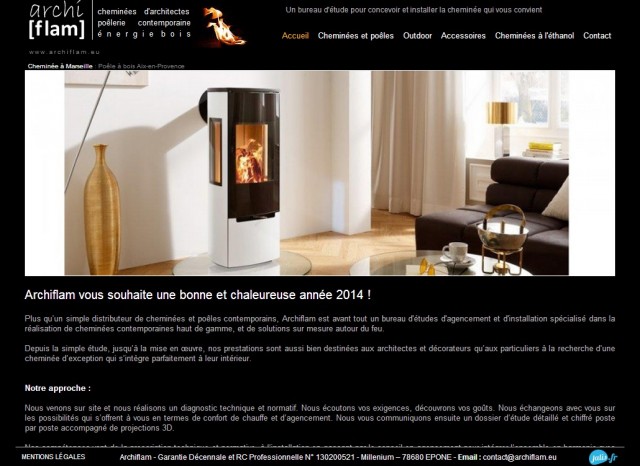 Où acheter une cheminée au bois design à Aix-en-Provence ? - Archiflam