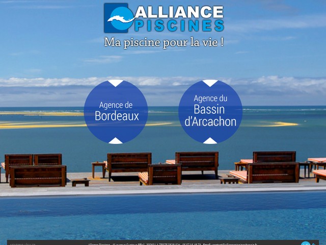 Construction de piscines sur le Bassin d'Arcachon - Alliance Piscines