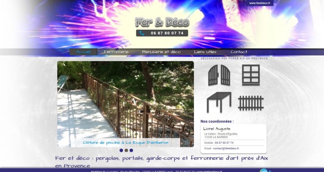 Quel artisan pour un portail sur-mesure près d'Aix-en-Provence ? - Fer & Déco