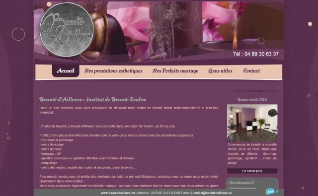 Quel institut à Toulon pour des forfaits mariage ? - Beauté D'ailleurs