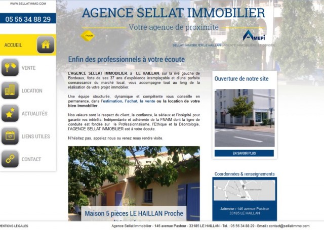 Agence immobilière sur Le Haillan - Sellat Immo