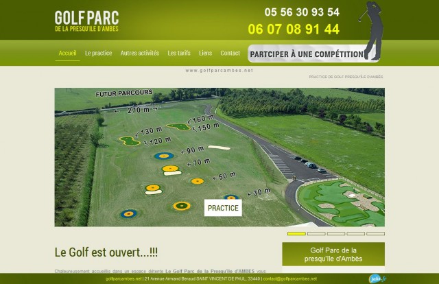 Où s'initier au golf en Gironde ? - Golf Parc de la presqu'île d'Ambès
