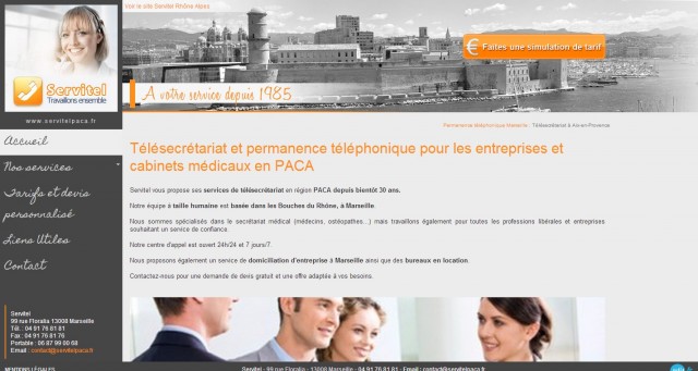 Services de télésecrétariat à Marseille - Servitel