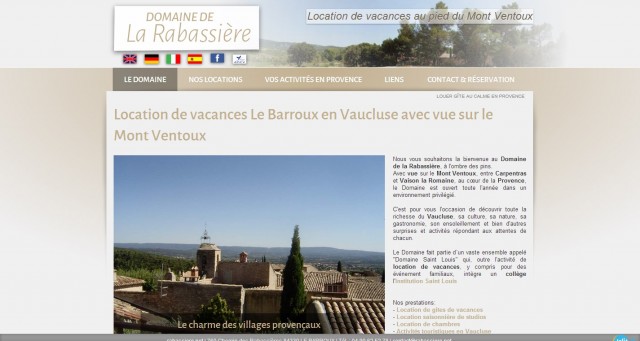 Location saisonnière au calme dans le Vaucluse - Domaine de la Rabassière