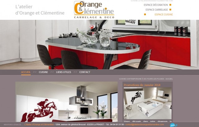Où acheter une cuisine contemporaine tout équipée autour de Toulon ? - L'Atelier d'Orange et Clémentine