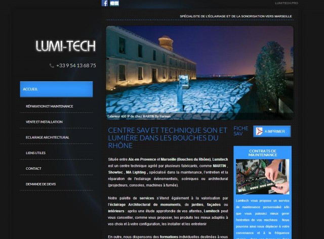 Entreprise d'éclairage événementiel vers Marseille - Lumitech