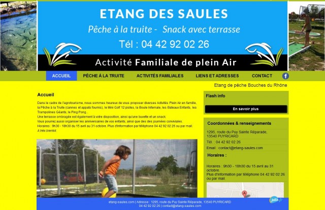 Etang de pêche à la truite vers Marseille - Etang des Saules