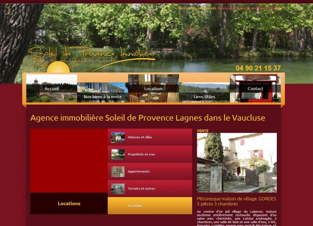 Agence immobilière Lagnes-en-Provence - Soleil de Provence Immobilier