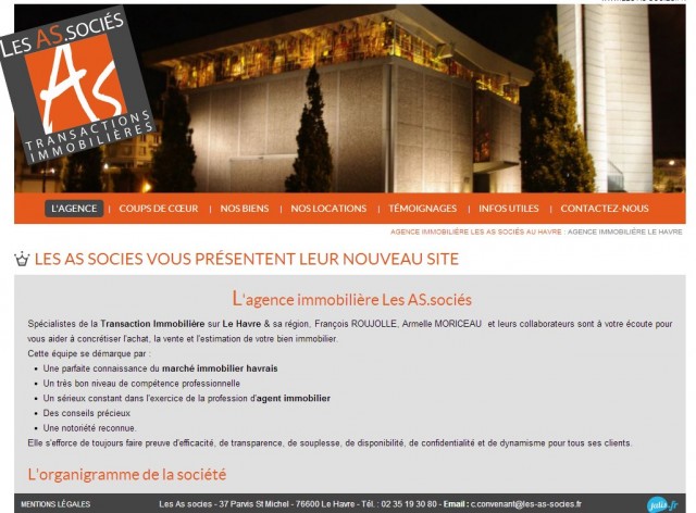 Agence immobilière le havre : Les As socies