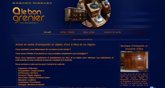 Où vendre des meubles anciens à Nice ? - Le Bon Grenier