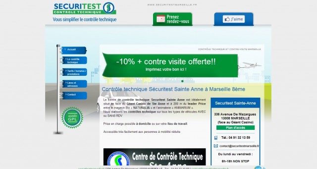 Où effectuer le contrôle technique de sa voiture à Marseille ? - Securitest Sainte-Anne
