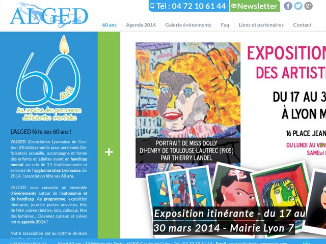 Association d'accompagnement pour handicapés mentaux à Lyon - ALGED