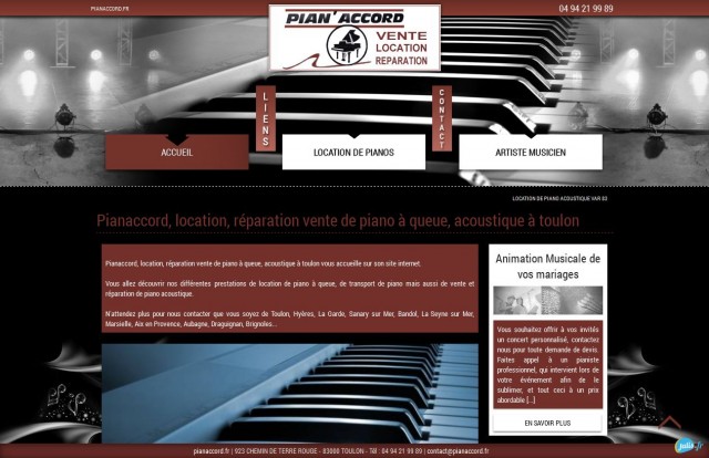 Où louer un piano à Toulon ? - Pian'Accord