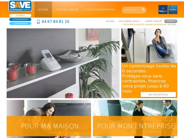 Installation de vidéosurveillance et d'alarme dans l'Hérault - Save