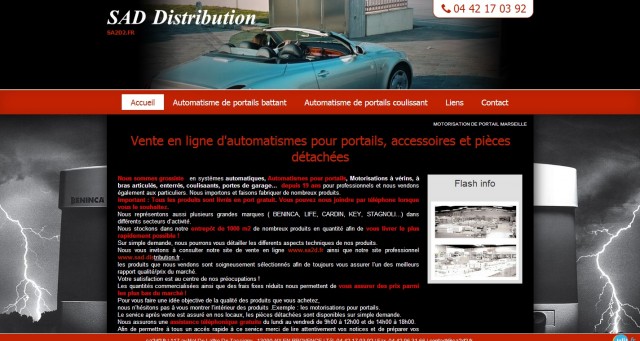 Acheter un automatisme de portail à Marseille - SAD Distribution