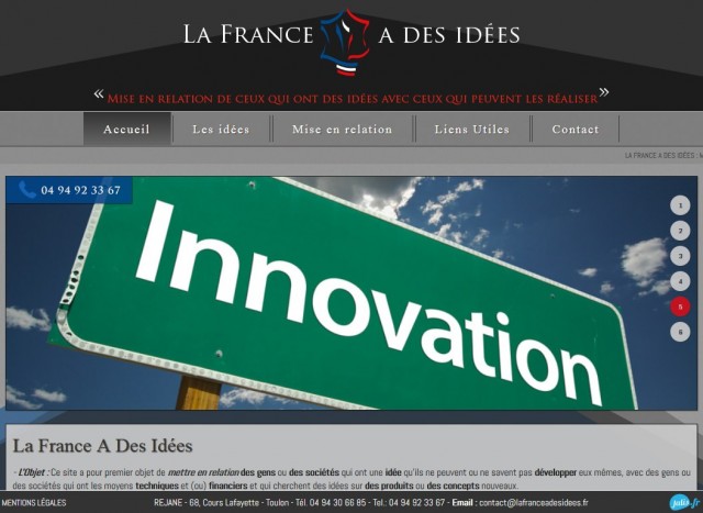 Une idée ? Un projet ? Faites vous connaitre sur La France a des Idées !