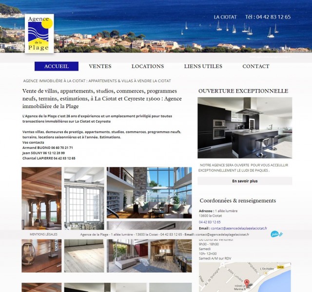 Trouver un appartement à vendre en bord de mer à La Ciotat - Agence de la Plage 