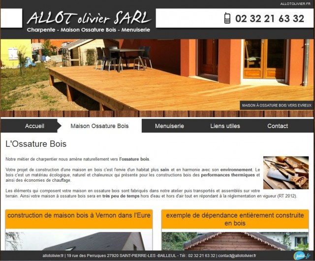 Maison à ossature bois, devis gratuit, SARL Allot Olivier Normandie