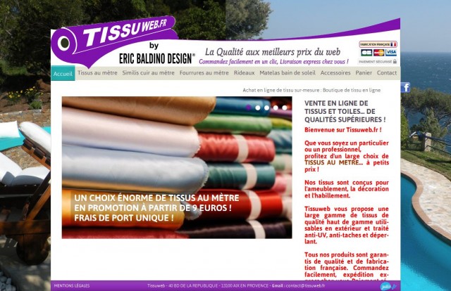 Où trouver du tissu de qualité à l'achat sur internet ? - Tissu Web