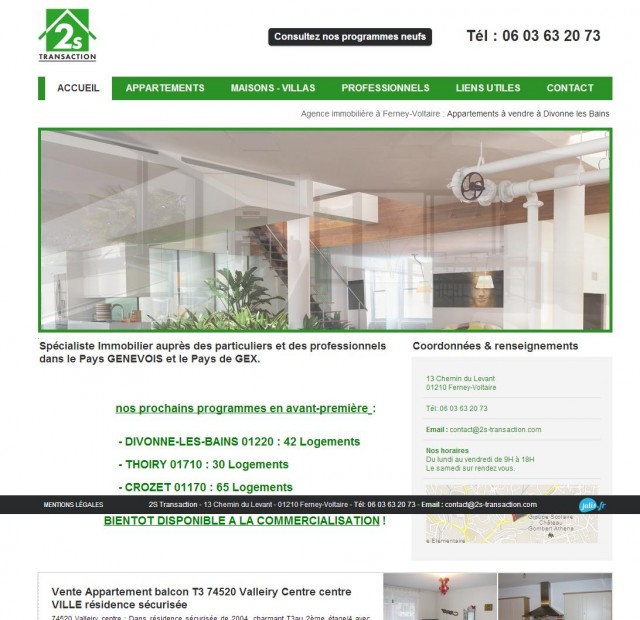 Investir dans l'immobilier en Pays de Gex - 2S Transaction
