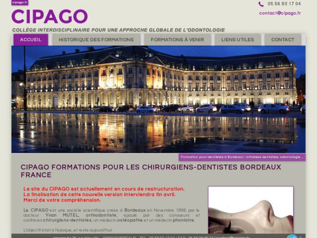 Centre de formation sur l'odontologie à Bordeaux - Cipago
