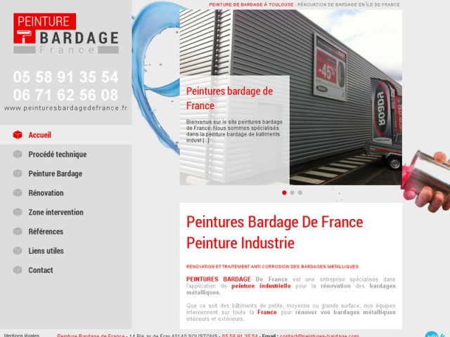 Peinture pour usage professionnel - Peinture Bardage de France