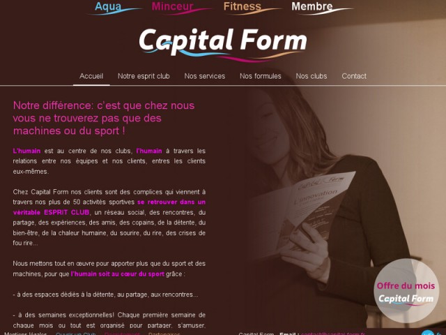 Club de fitness et de remise en forme à Plan de Campagne - Capital Form