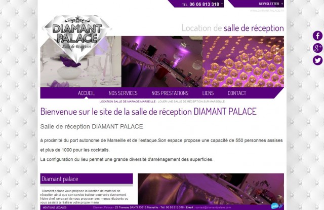 Où louer une salle de réception pour un mariage sur Marseille ? - Diamant Palace