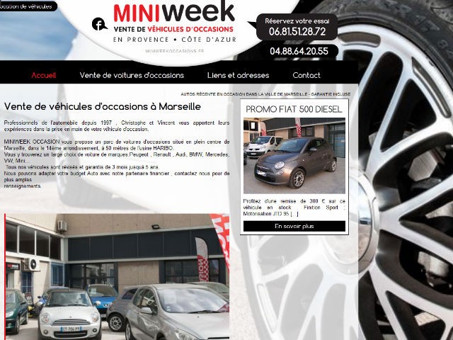 Acheter une voiture d'occasion récente sur Marseille (13014) - Mini week occasion