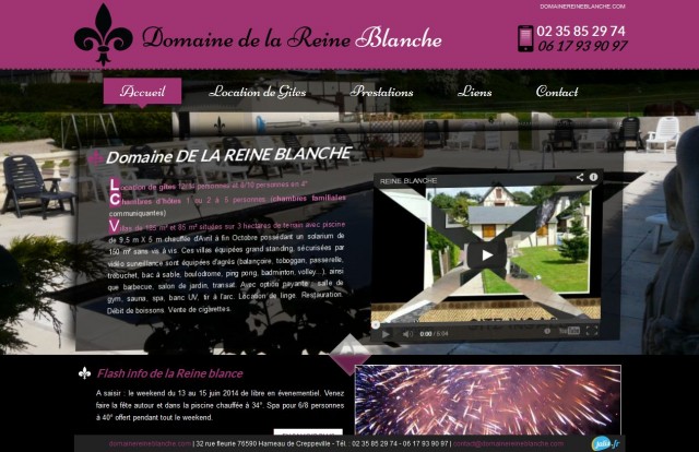 Location de gîtes et de chambres d'hôtes en Seine-Maritime - Domaine de la Reine Blanche