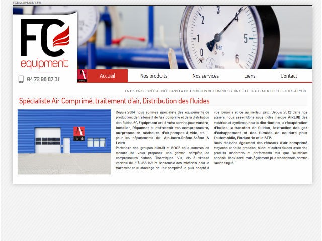 Vente et maintenance de compresseur d'air à Lyon - FC equipment