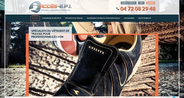 Vente de vêtements et équipements professionnels à Lyon - Accès EPI