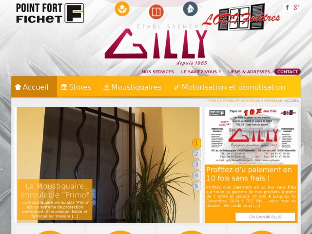 Installation de stores extérieurs à Marseille - Gilly Pro
