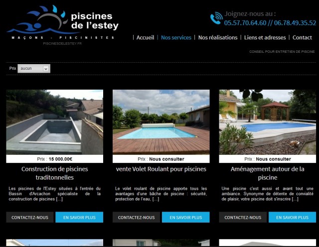 Maçon pisciniste professionnel sur Biganos (33)