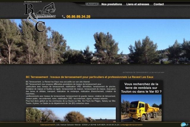 Comment réaliser des travaux de voirie vers Toulon ? BC Terrassement