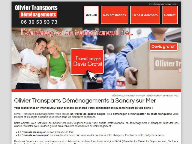 Choisir ses déménageurs à Sanary sur mer en région PACA - Olivier Transports