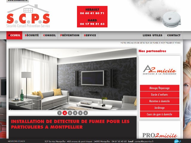 Pose de détecteurs de fumée à Montpellier - SCP Services