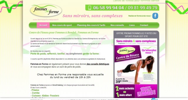 Où trouver une salle de sport pour femmes à Bandol ? - Femmes en Forme