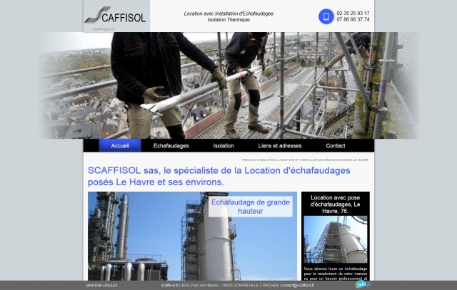 Travaux d'isolation thermique et cloisons coupe-feu en Normandie - Scaffisol