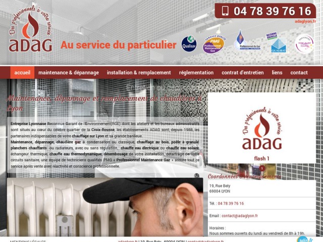 Dépannage ou remplacement de votre chaudière à Lyon - ADAG