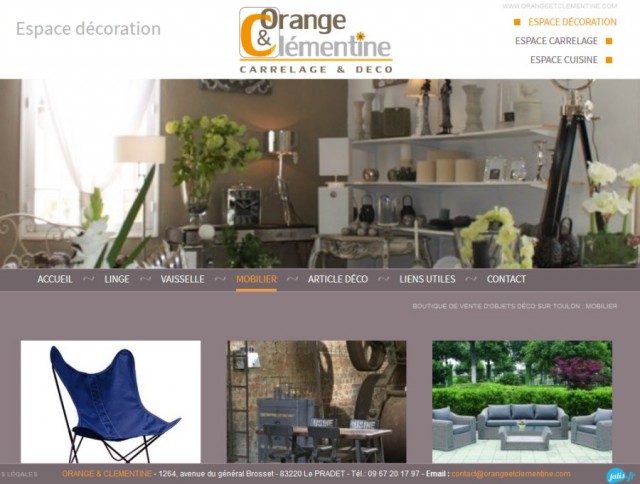 Boutique de vente de mobilier vintage et idées déco dans le Var