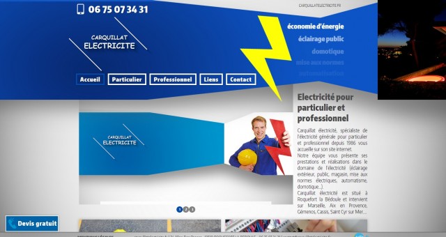 Réalisations d'éclairage public à Aix-en-Provence - Carquillat Electricité