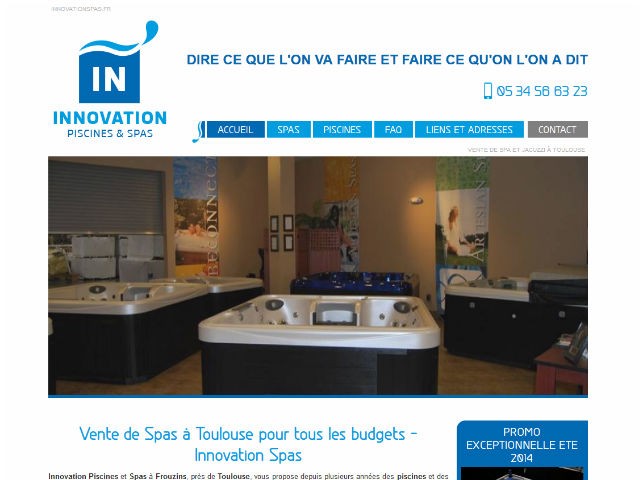 Où acheter un spa jacuzzi de luxe sur Toulouse ? - Innovation Spas