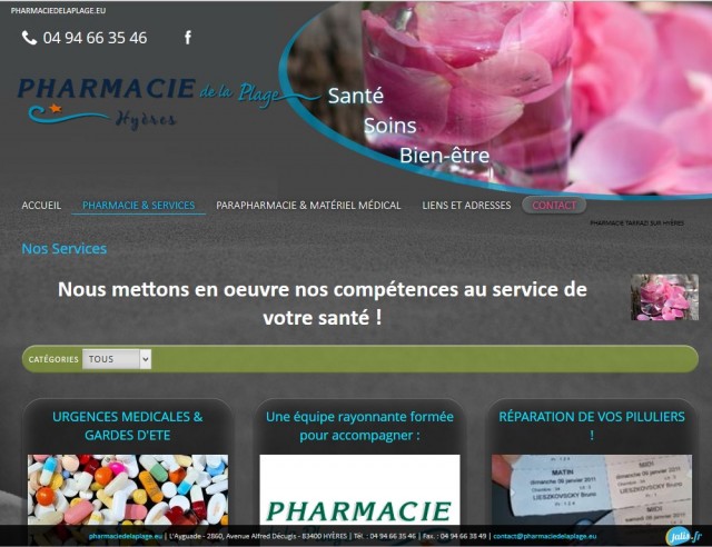 Pharmacie et Parapharmacie de la plage - Hyeres Var 83