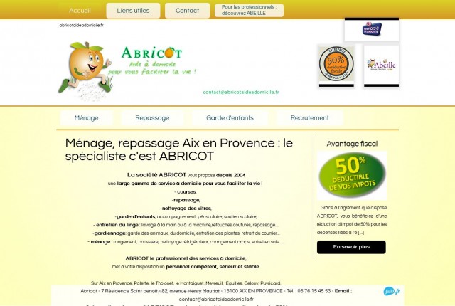 Trouver une femme de ménage à Aix en Provence - Abricot