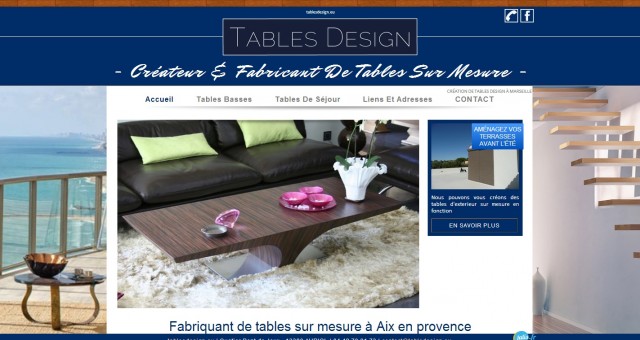 Ebeniste pour création de table sur-mesure à Marseille - Tables Design
